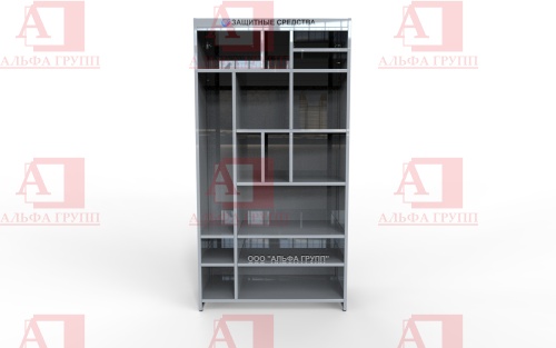 Шкаф СИЗ "Альфа-12" (расцветка "СТАНДАРТ", цвет: cерый) из стали с полимерным покрытием для энергоустановок. Шкаф СИЗ "Альфа-12" (расцветка "СТАНДАРТ", цвет: cерый) из стали с полимерным покрытием для энергоустановок.